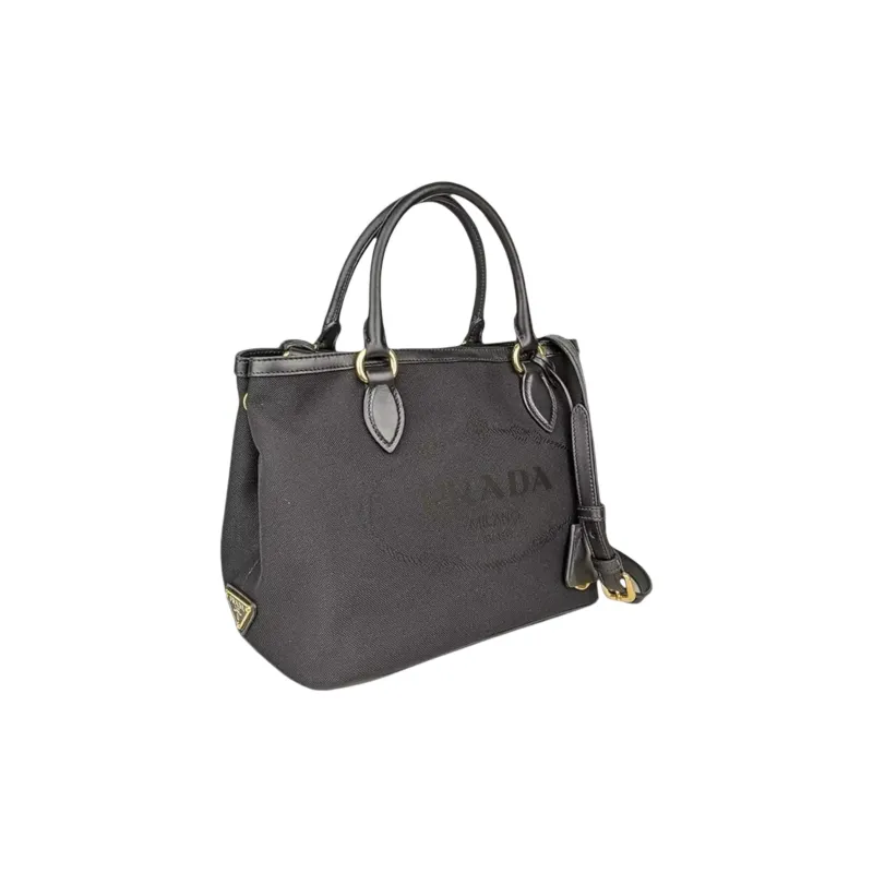 PRADA Nylon Shoulder Bag, Crossbody Bag, Handbag Medium Size Women's Black-1
