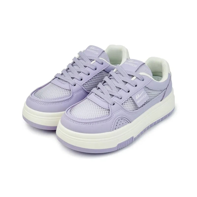 Warrior Slip Resistant Cushioning And Breathable Low Top Skateboard Shoes Women's Purple-1