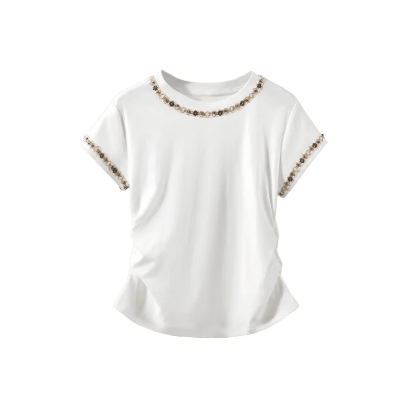 TOUCH Set in Sleeve T Shirt Women's-0