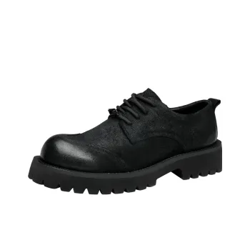 HAPPY DINO Men's Casual Shoes Men Low Top Black