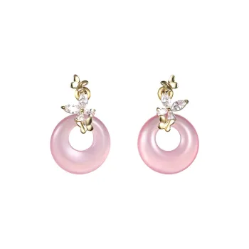 Cercoo 925 Sterling Silver Stud Earrings Women's