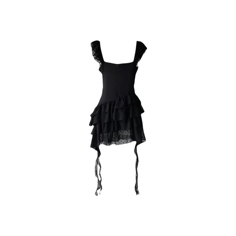 ABCMININ Slip Dresses Women's Black-1