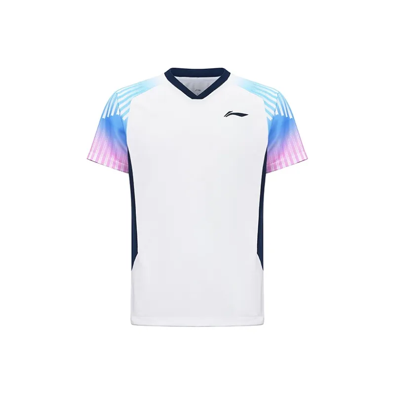 LiNing Badminton Series T Shirt Unisex White-0