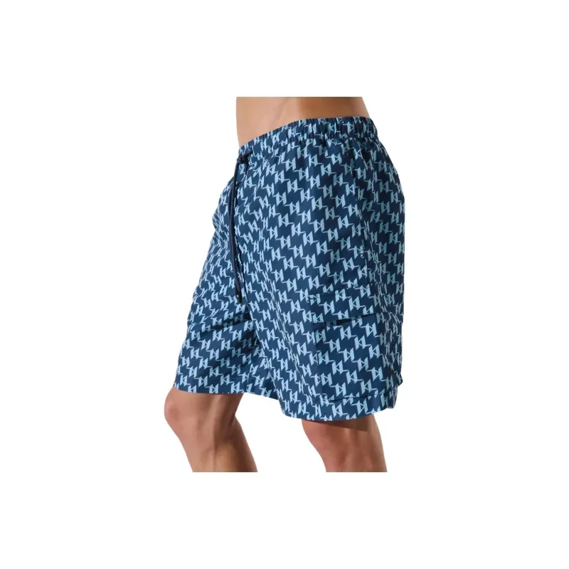 KARL LAGERFELD / Karl Lagerfeld Jeans Monogram pattern Swim Shorts-4