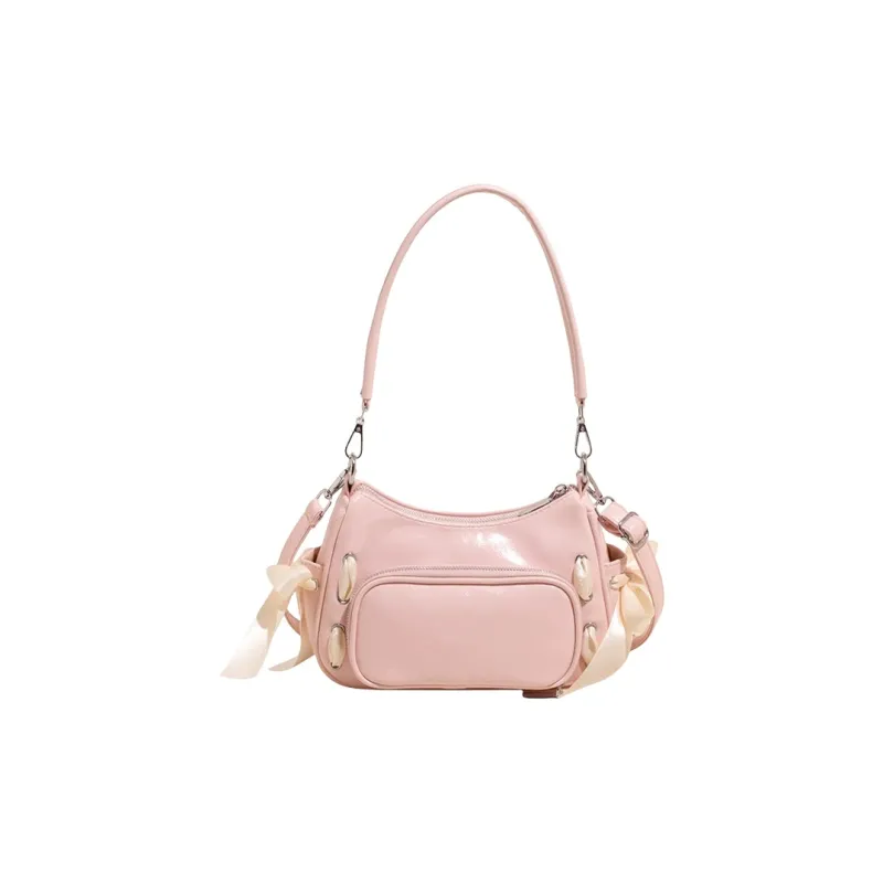 MARKANGARO PU Portable Underarm Shoulder Bag Women's Blue/Purple/Pink/Black/White-15