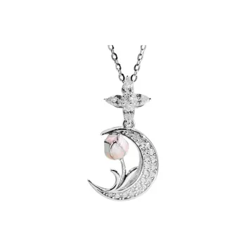 WANBAOYUANZHUBAO 925 Sterling Silver Necklaces Women's