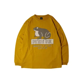 Manastash T Shirts Unisex Yellow