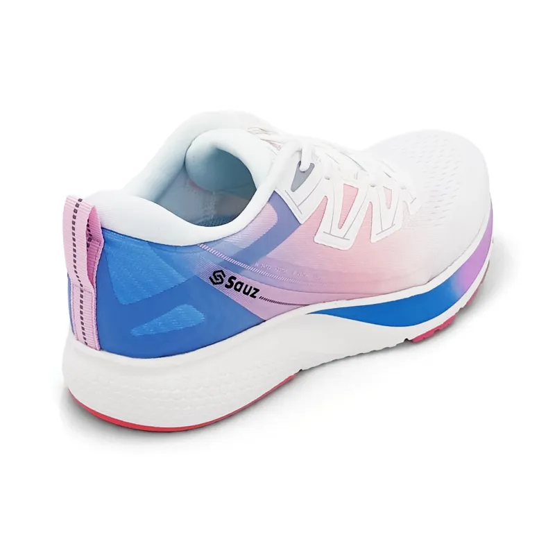 Sauz Running Shoes Unisex Low Top Blossom Pink Green/Seven Color Auspicious Clouds/Blossom Pink Blue-15