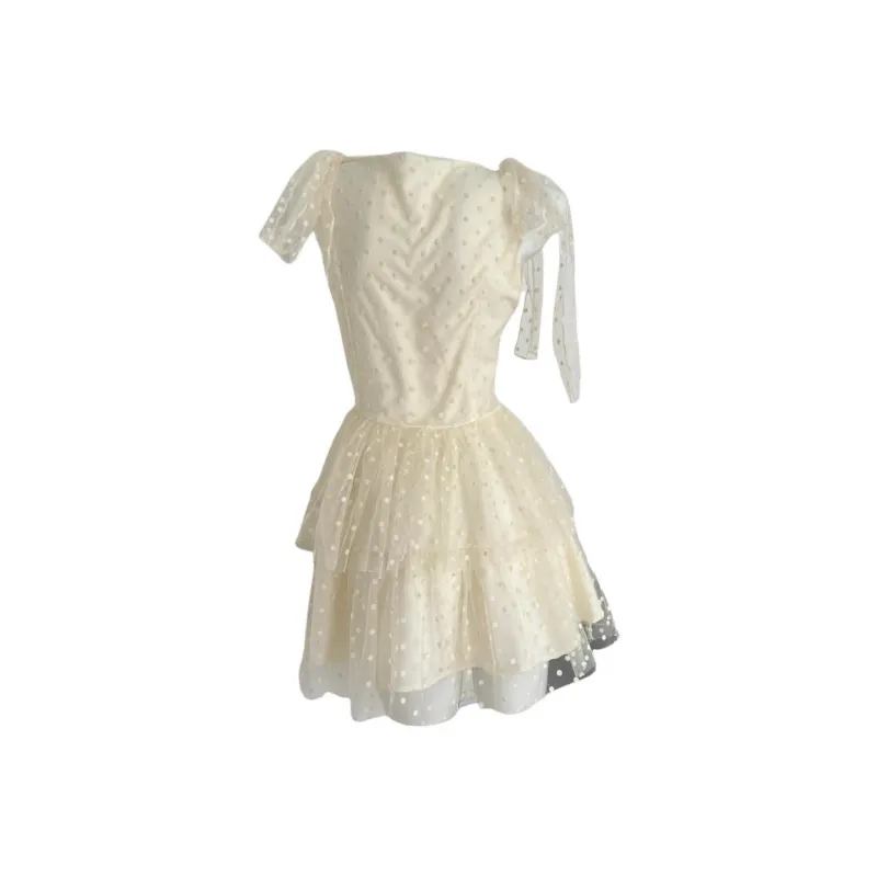 AURORA MUSE Slip Dresses Women's Beige Apricot-1