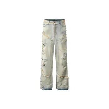 BABUGGE Jeans Unisex Yellow Mud