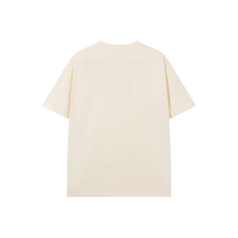 YK&YB T Shirts Unisex Creamy Apricot-1