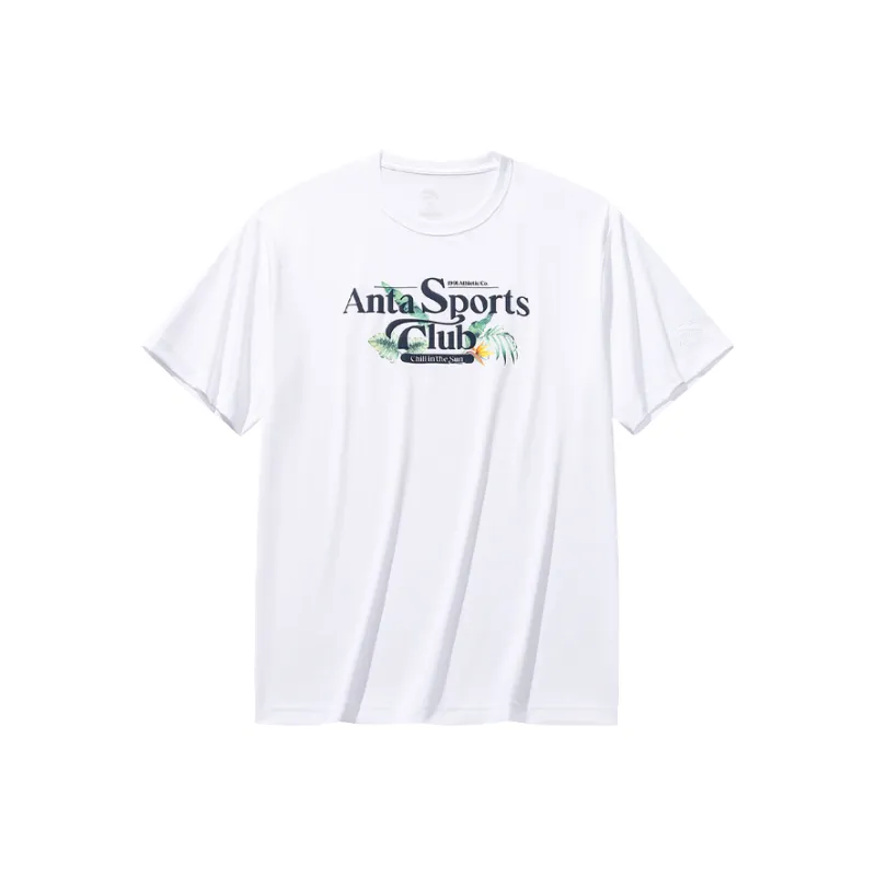 Anta Life Collection T Shirt Men's Snowflake White-0