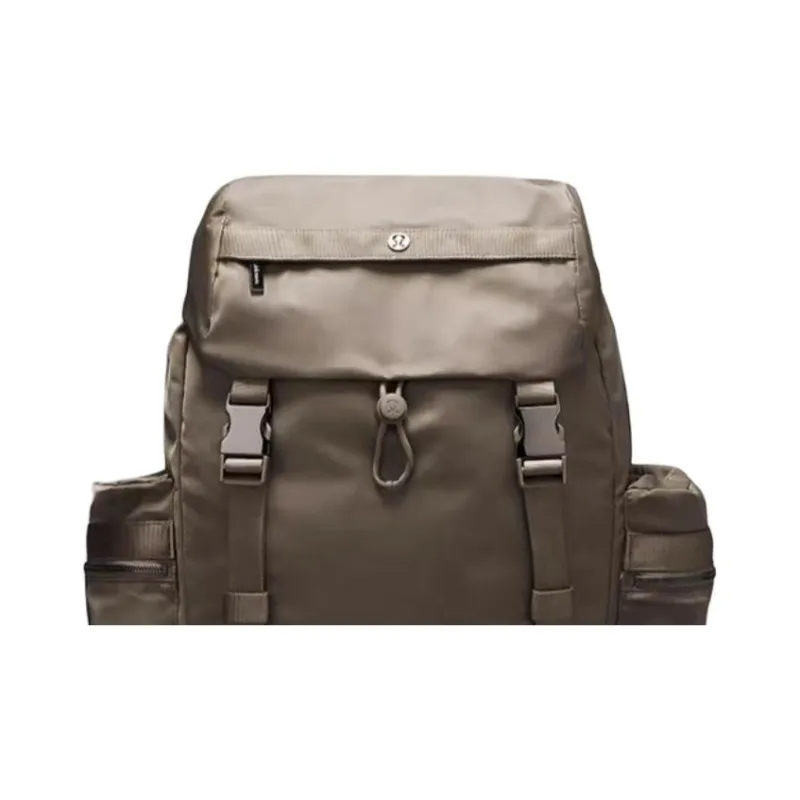 Lululemon Nylon Backpack Unisex Nomad Gray-2