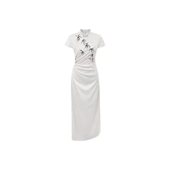 GUOZHEN Short Sleeved Dress Women's