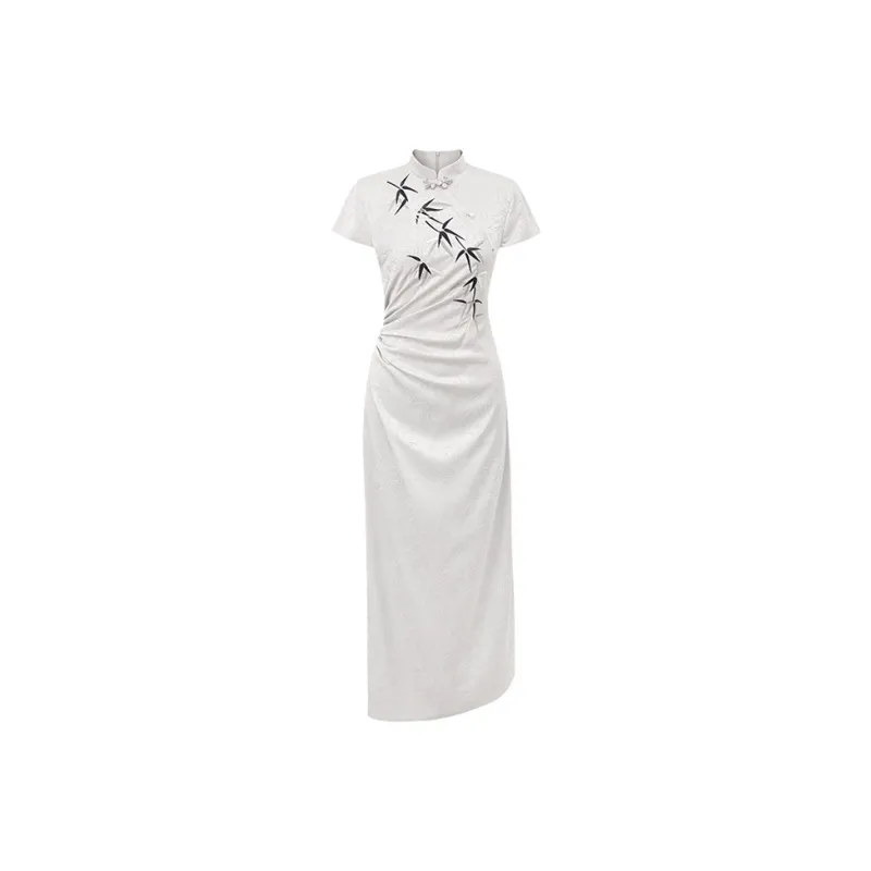 GUOZHEN Short Sleeved Dress Women's-0
