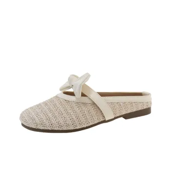 WUJI Slip Resistant Abrasion Resistant Closed Toe Slippers Women's