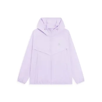 XTEP Wing Trench Coat Unisex Snow Crystal Purple