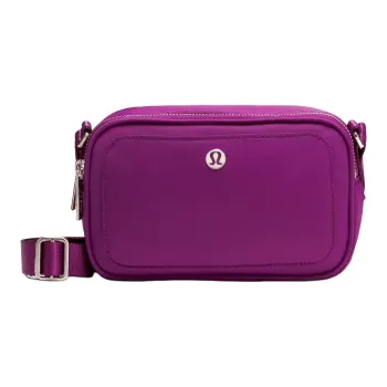 Lululemon Recycled Nylon Camera Bag, Shoulder Bag, Crossbody Bag Women's Grape Purple