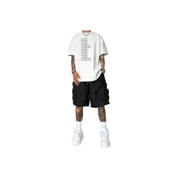 Caramella Cargo Shorts Unisex Black