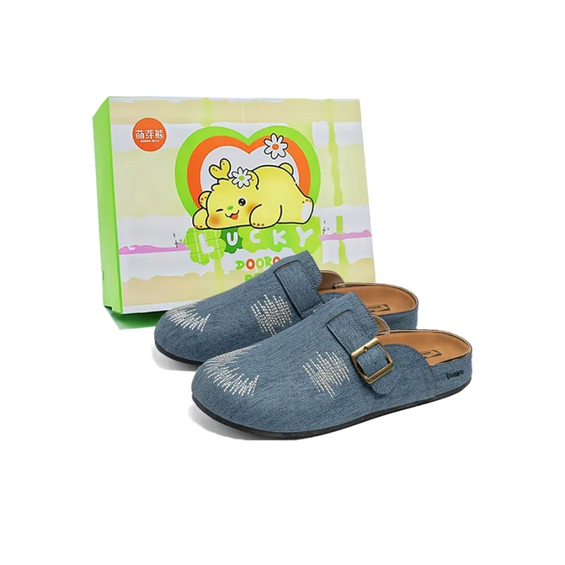 Budding Bear Quiet Odor Resistant Abrasion Resistant Slip Resistant Closed Toe Slippers Men's-6