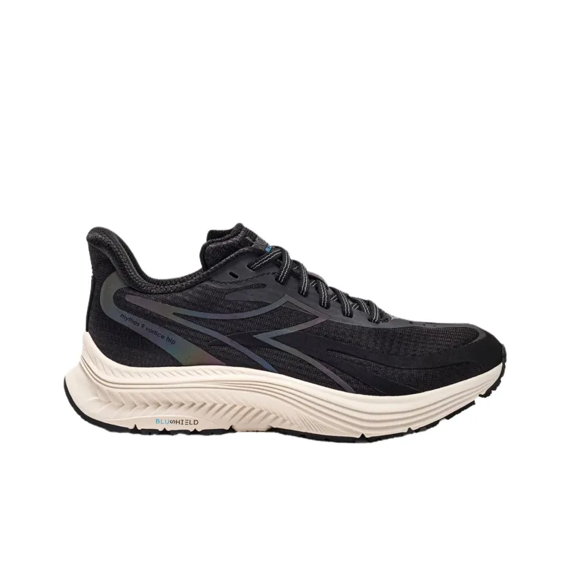 Diadora Anti Slip Wear Resistant Low Top Casual Running Shoes Women's Black-1