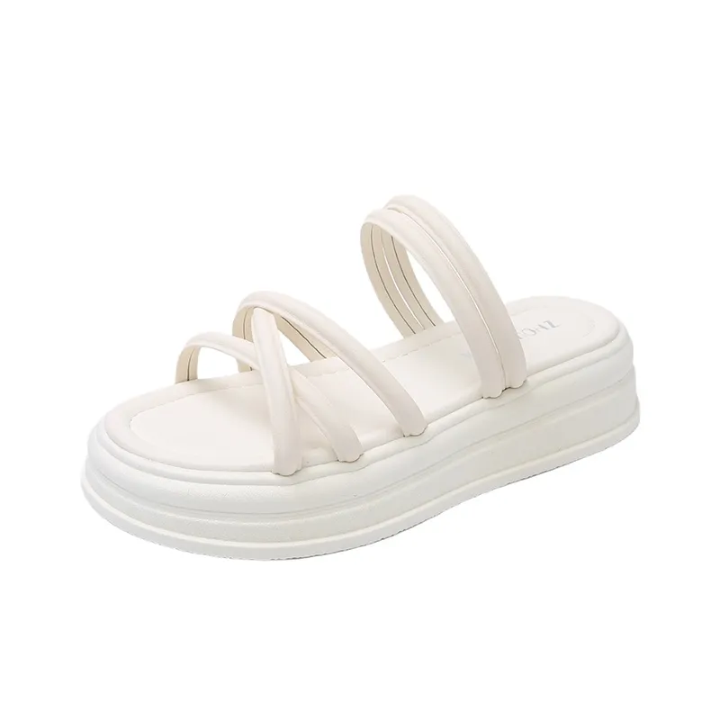 Puppytown Rubber Sole Slip Resistant Abrasion Resistant Slide Slippers Women's-0