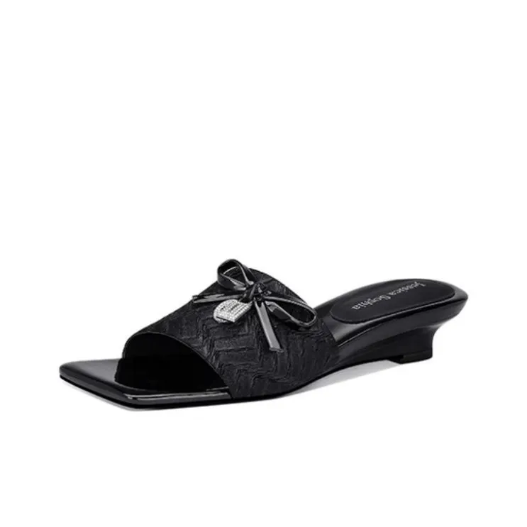 JESSICA SOPHIA Rubber Sole Slip Resistant Abrasion Resistant Slide Slippers Women's-5