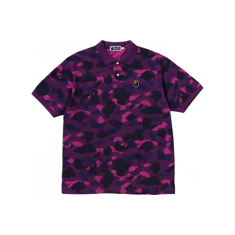 A BATHING APE Color Camo One Point Polo-2