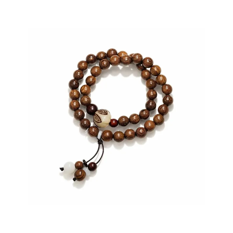 ZHOUDIWANG Green Sandalwood Bracelets Unisex-6