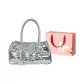 Silver+Shopping Bag