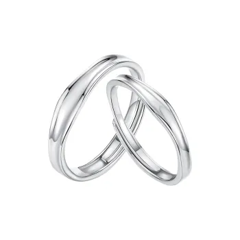 Ascending S925 Silver Rings Unisex