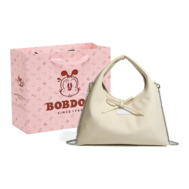 BOBDOG PU Shoulder Bag, Crossbody Bag, Handbag Women's Purple/Khaki-6