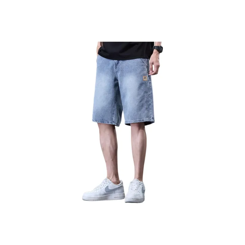 Tonlion Denim Shorts Unisex Light Blue-0