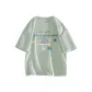 [Quick-Drying Antibacterial]Gray-Green (TF Large Lace Graffiti)