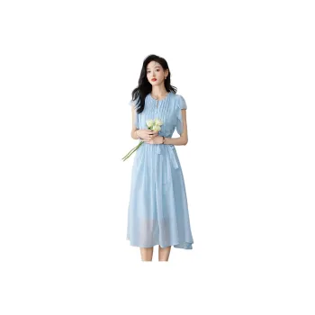 Like The Age Of Water Short Sleeved Dress Women's