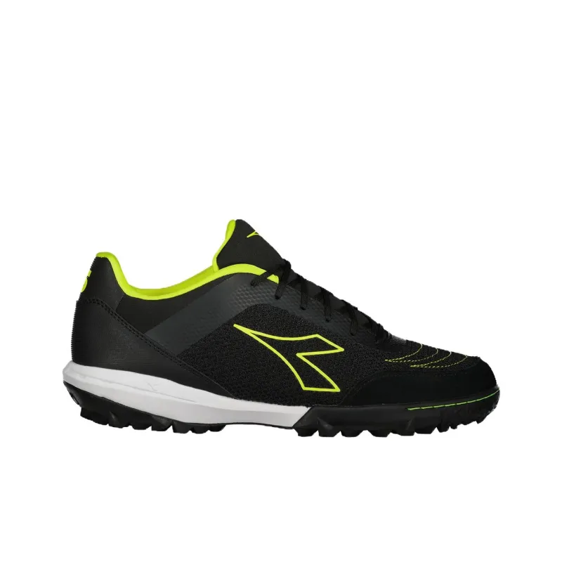 Diadora TF Turf Anti Slip Wear Resistant Soccer Shoes Men's Black-1