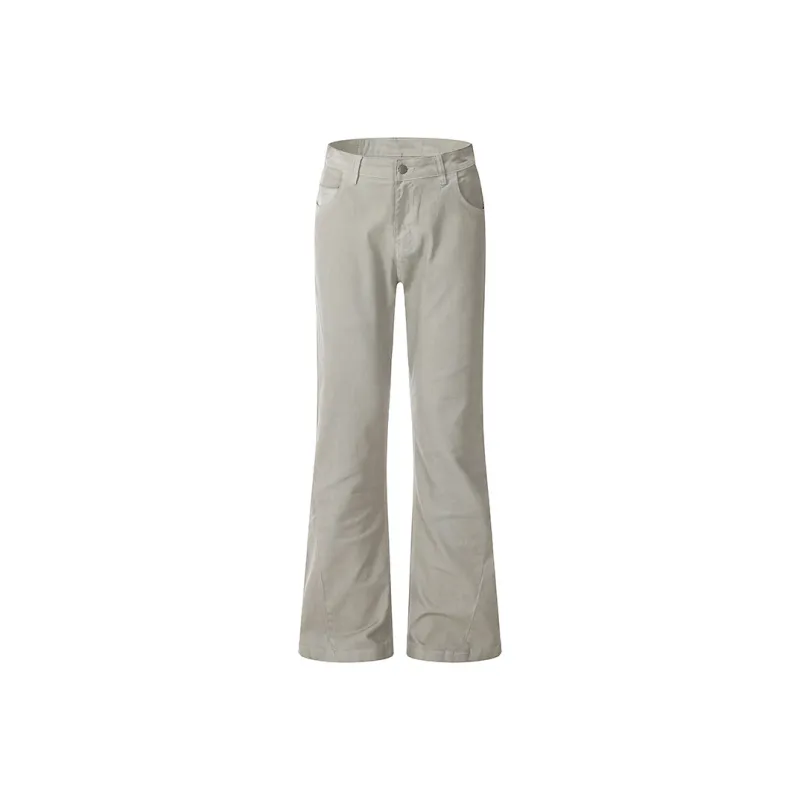 RASHOMONG Casual Pants Unisex Gray-0