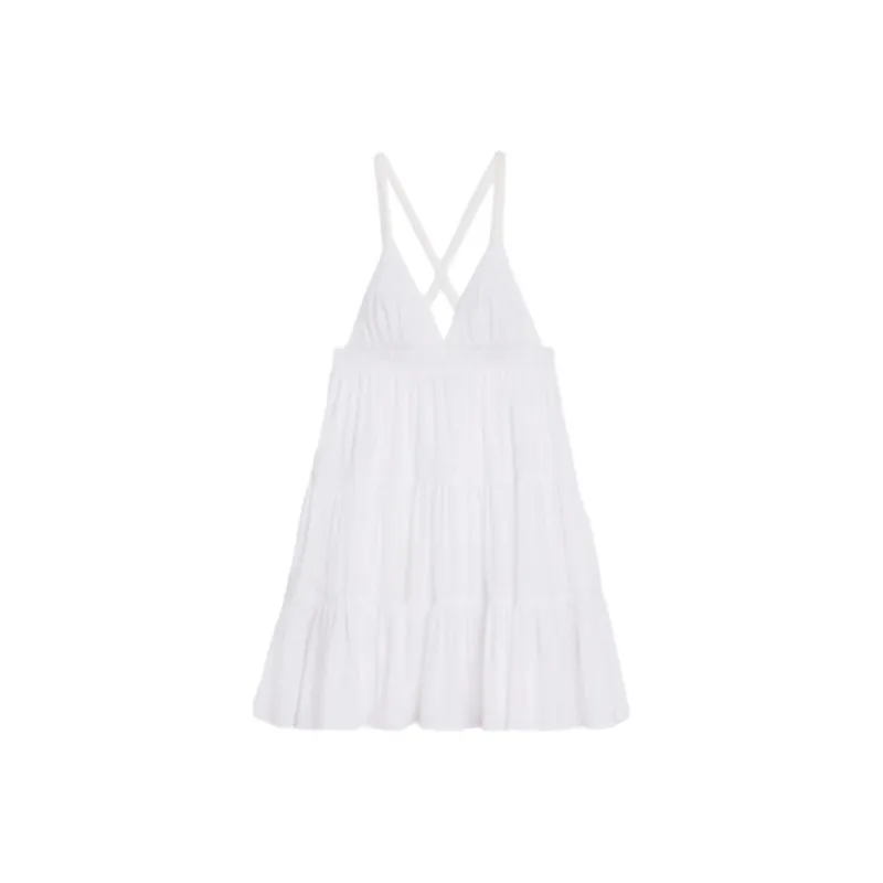 CELINE FW22 Sleeveless Dress Women's White-0