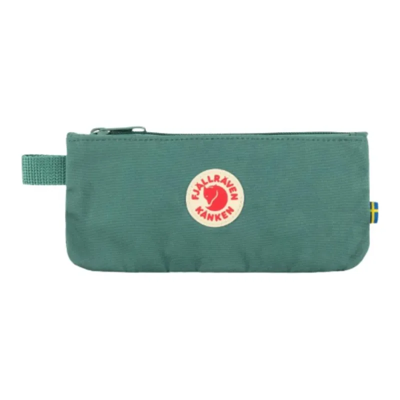 Fjallraven Kanken Polyester Pen Pouch Travel Storage Bag Unisex Green-0