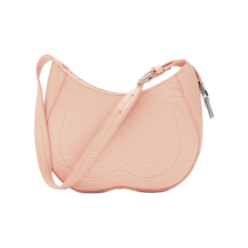 Burberry Calfskin Handbag Shoulder Bag Women's Pink-3