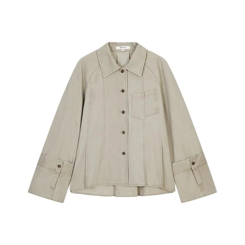 MOUSSY Shirts Women's Dark Beige-0