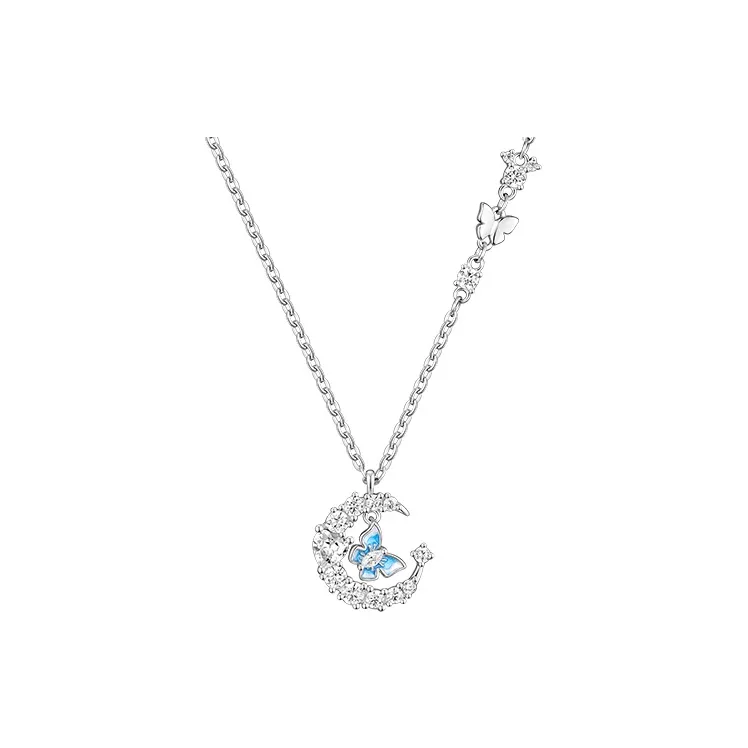 Disney Princess S925 Silver Necklaces Women's-0