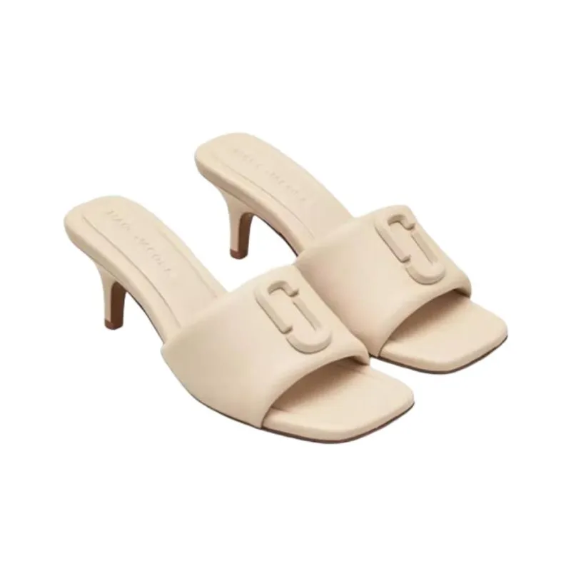 MARC JACOBS Slip Resistant Slide Slippers 6.5cm Women's White-2