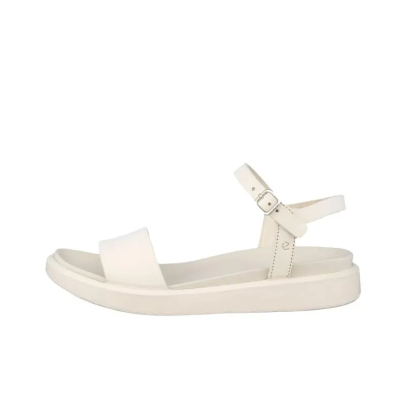 Ecco Flowt One Strap Sandals Women's White-0