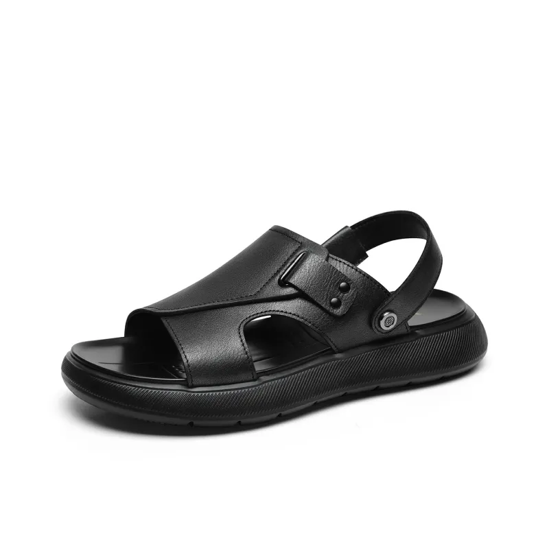 VOLO Beach Sandals Men Black/Gray-1