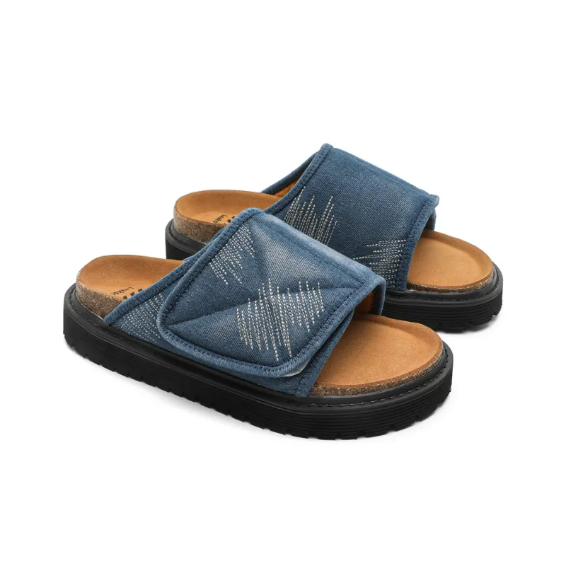 Bellum Han Rubber Sole Quiet Slip Resistant Slide Slippers Unisex-9