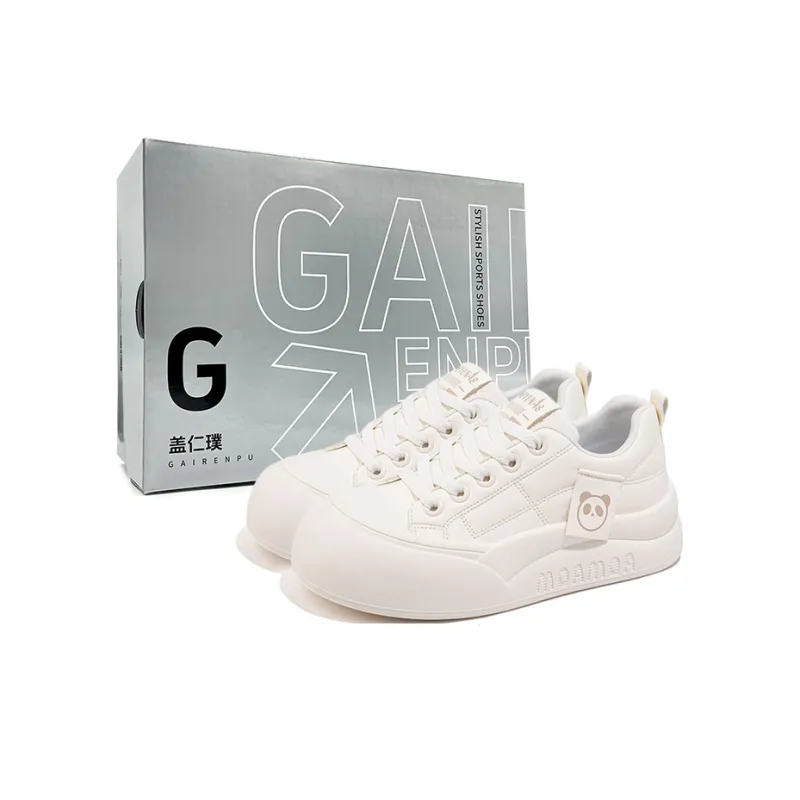 Gai Renpu Anti Slip And Wear Resistant Height Increasing Low Top Skateboard Shoes Women's-6