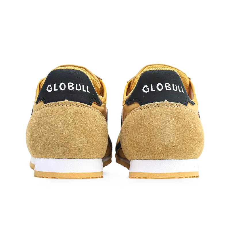 GLO BULL Cortez Shoes German Army Trainers Cushioning, Breathable, Lightweight Low Top Casual Shoes Men's Yellow Black-4