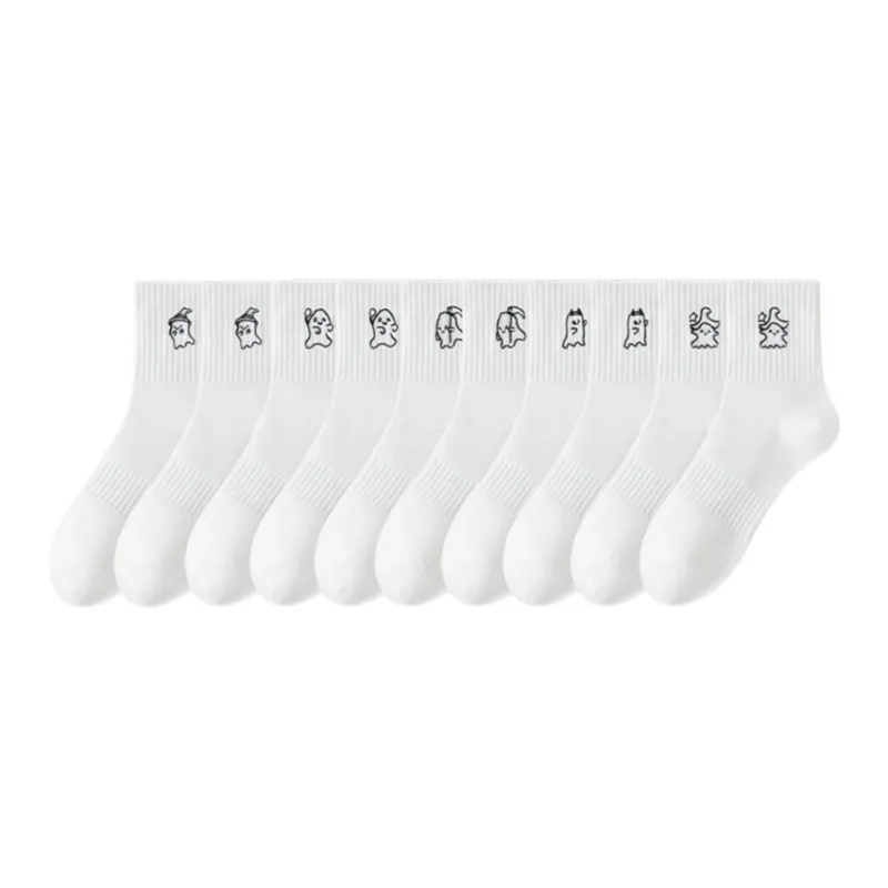 7 SEVFUN Mid Calf Socks Women's Combo Set-30