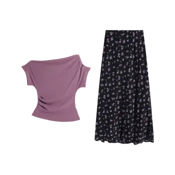 ZUKIZUKI Two Piece Skirt Sets Women's